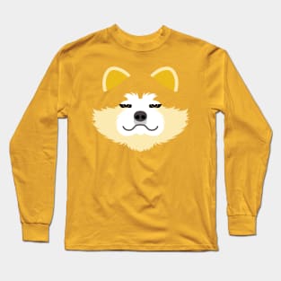 Akita Inu dog face Long Sleeve T-Shirt